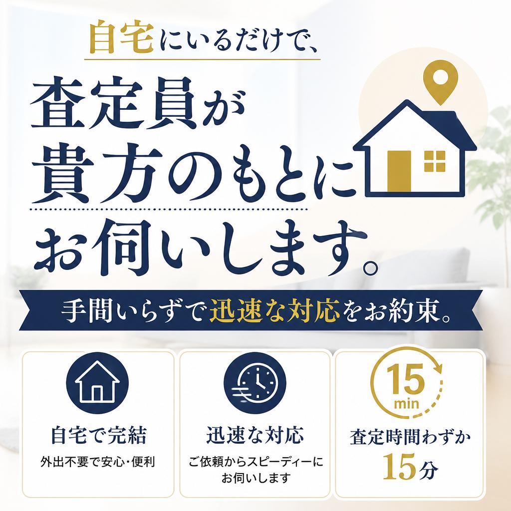 スムーズな出張査定サービス