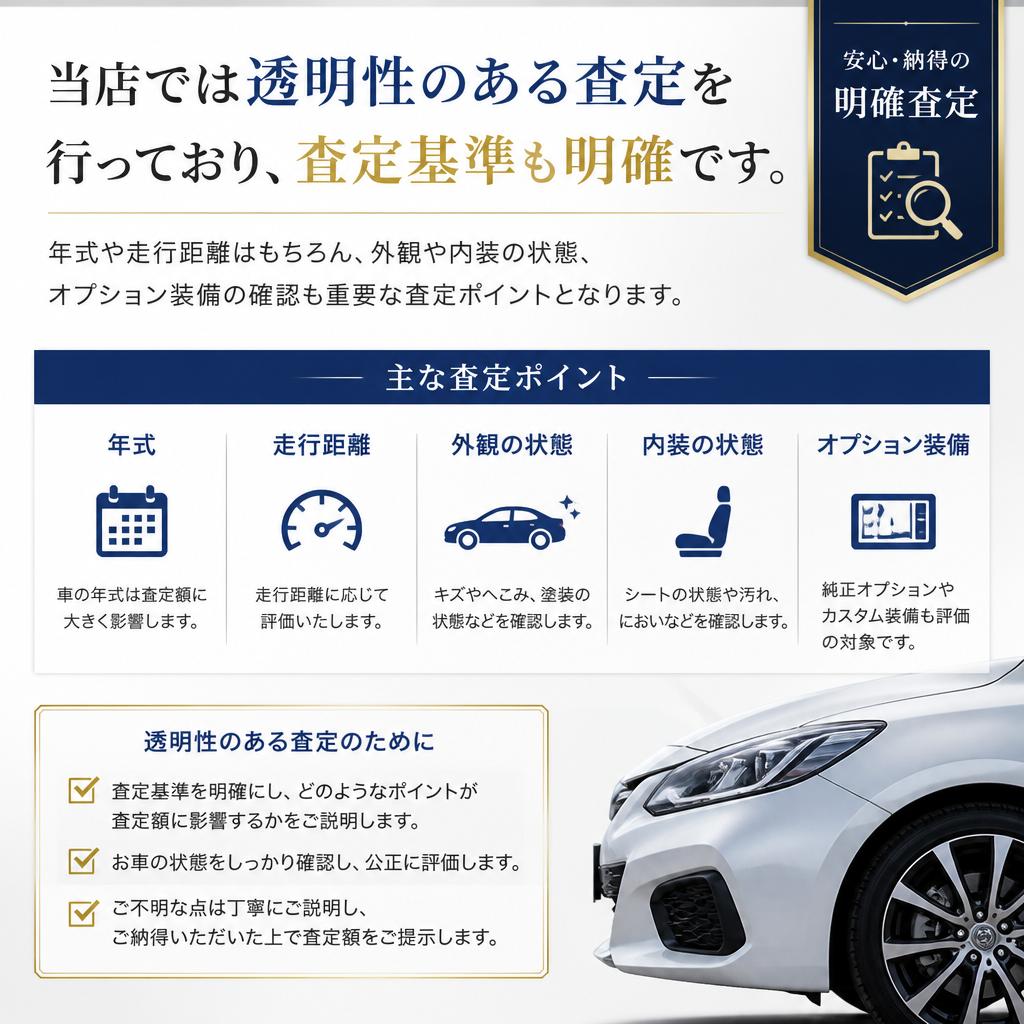 査定基準とポイント